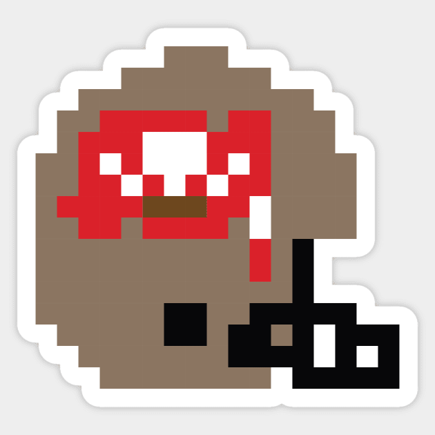 8 Bit Tampa Bay Buccaneers Helmet Sticker by N8I